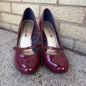 Cherry Red Mary Jane Heels